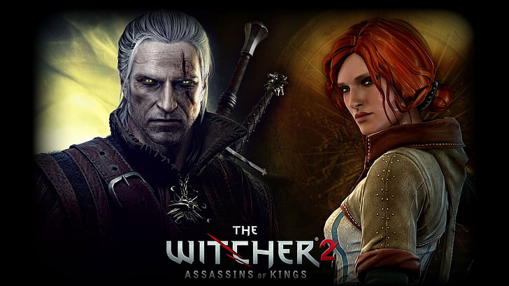 The Witcher 2 wallpaper, the witcher 2 assassins of kings, warrior, girl, look, faces, HD wallpaper