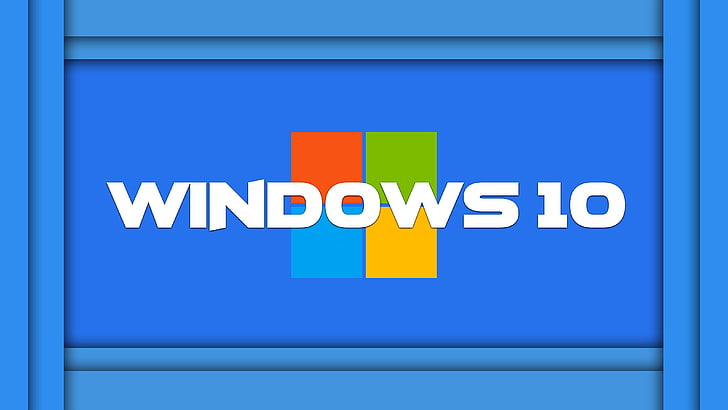 Windows 10 로고, Windows 10, 운영 체제, 컴퓨터, 유머, HD 배경 화면