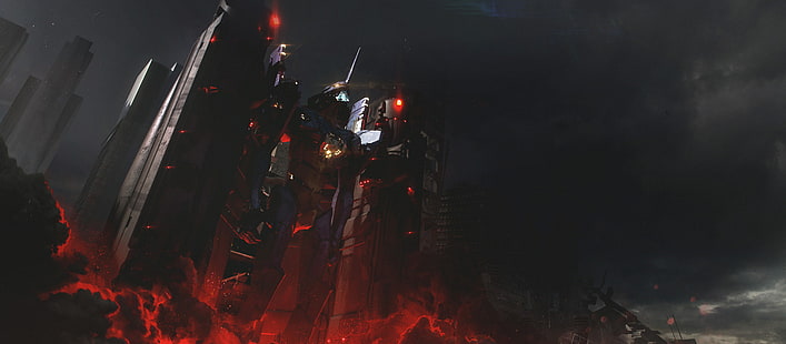 Neon Genesis Evangelion, EVA Unit 01, Wallpaper HD HD wallpaper
