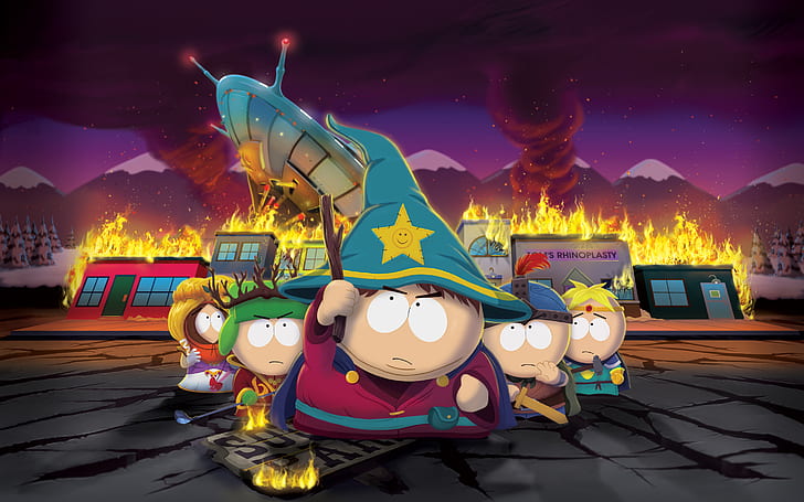 South Park, South Park: The Stick of Truth, Butters Stotch, Eric Cartman, Kenny McCormick, Kyle Broflovski, Stan Marsh, HD wallpaper