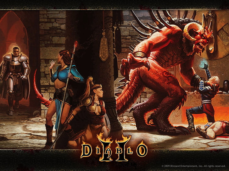 Plakat z gry Diablo, Diablo, Tapety HD