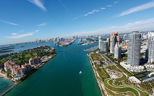 Florida City Miami Beach Wallpaper Widescreen, Fond d'écran HD HD wallpaper