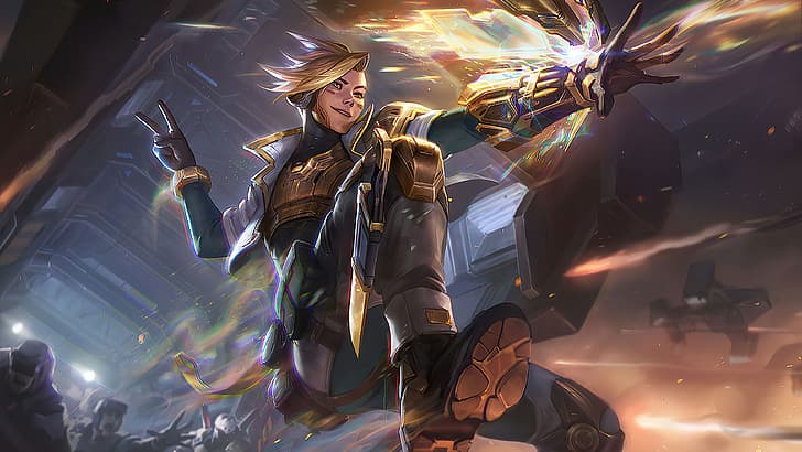Ezreal, Ezreal (League Of Legends), Star Guardian Ezreal, League of Legends, Riot Games, Adcarry, ADC, Prestige, Tapety HD