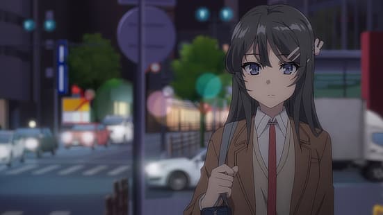 Sakurajima Mai, Seishun Buta Yarō wa Bunny Girl-senpai no Yume wo Minai, HD papel de parede HD wallpaper