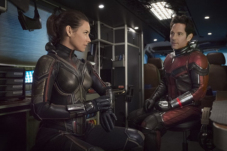 Film, Ant-Man and the Wasp, Ant-Man, Evangeline Lilly, Hope Pym, Paul Rudd, Scott Lang, Superhero, Wasp (Marvel Comics), HD tapet