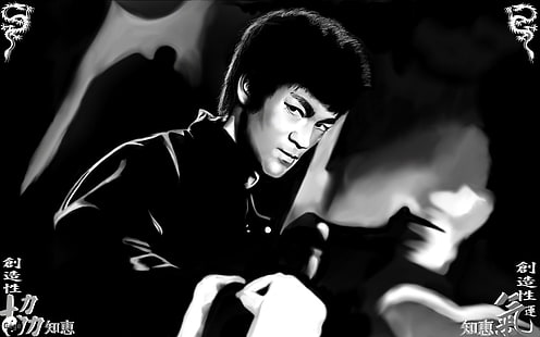 memoria, maestro, hombre, leyenda, Bruce Lee, artes marciales, kung fu, Fondo de pantalla HD HD wallpaper