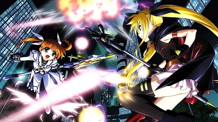 อะนิเมะ, Magical Girl Lyrical Nanoha Strikers, วอลล์เปเปอร์ HD