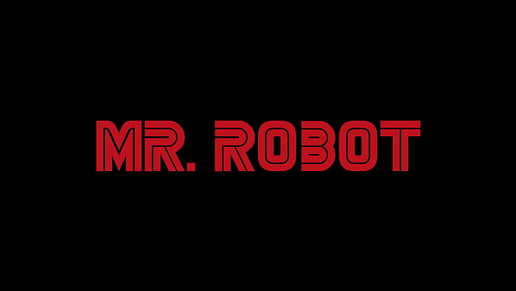 monsieur robot, émissions de télévision, noir, logo, Fond d'écran HD