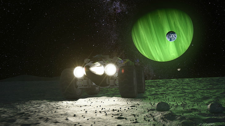 Kerbal Space Program, Mun, Mun Rover, Rover, HD-Hintergrundbild