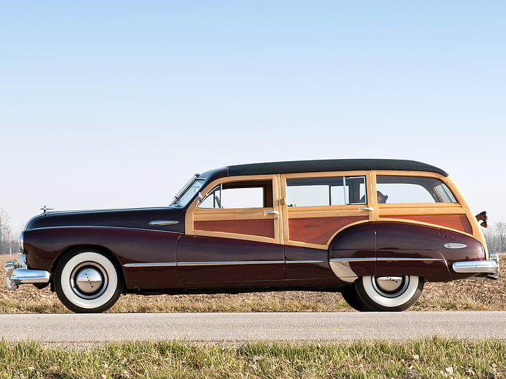 1947, Buick, универсал, ретро, ​​дорожный мастер, универсал, универсал, HD обои