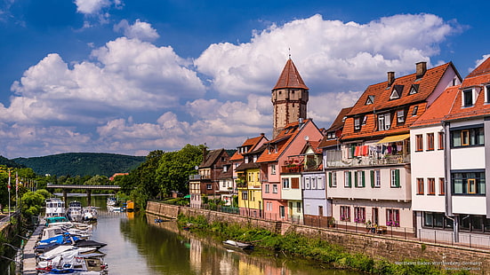 Wertheim, Baden-Württemberg, Deutschland, Europa, HD-Hintergrundbild HD wallpaper