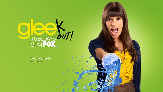 Programa de televisión, Glee, Lea Michele, Rachel Berry, Fondo de pantalla HD HD wallpaper