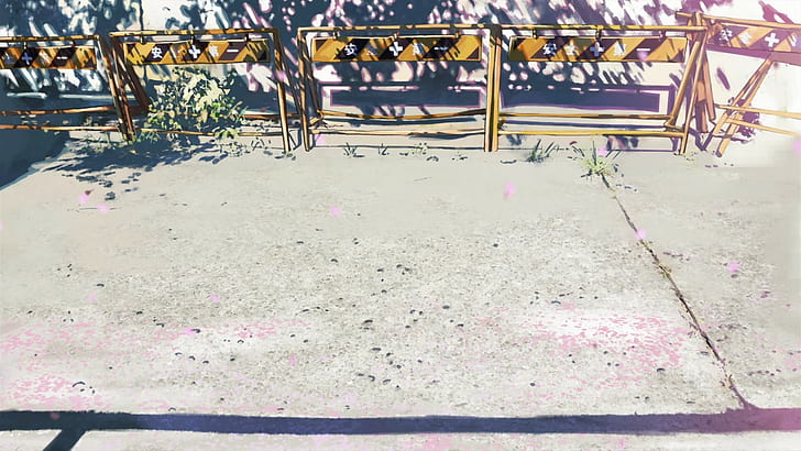 5 centimetri al secondo, anime, Makoto Shinkai, Sfondo HD
