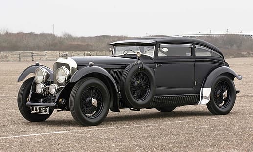 Bentley, 1931, 1930, Speed ​​6, Front Side, Bentley Speed ​​Six, Speed ​​Six, Blue Train, Blue Train Bentleys, HD papel de parede HD wallpaper