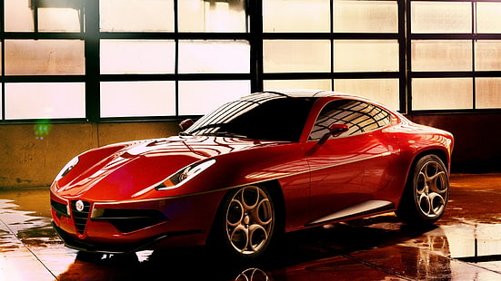 Alfa Romeo, carro, Disco Volante, HD papel de parede HD wallpaper