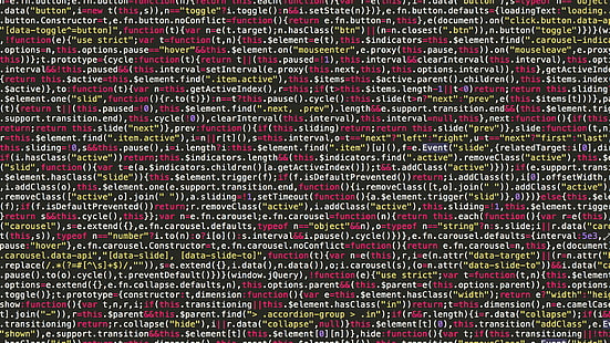 ilustrasi kode, seni digital, minimalis, kode, teks, HTML, kode warna, JavaScript, pengembangan web, pemrograman, penyorotan sintaksis, CSS, komputer, Wallpaper HD HD wallpaper