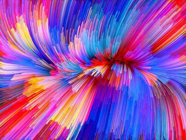 paint, colors, colorful, abstract, rainbow, background, splash, painting, HD wallpaper