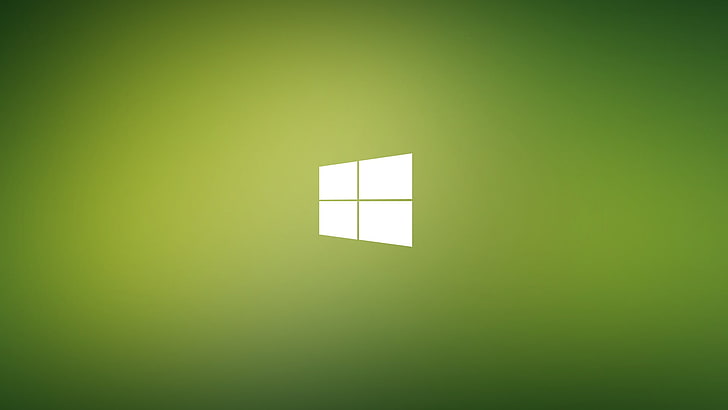зелен и бял тапет на Microsoft, прозорец, Microsoft Windows, Windows 10 Anniversary, windows10, зелен, HD тапет
