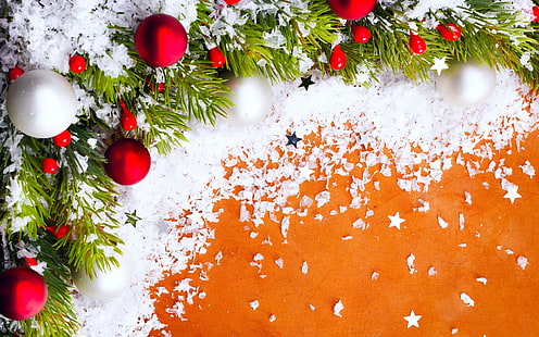 Decoração de Natal, bola, adorável, decorações, ano novo, bolas de natal, feriados, feliz natal, feliz ano novo, HD papel de parede HD wallpaper