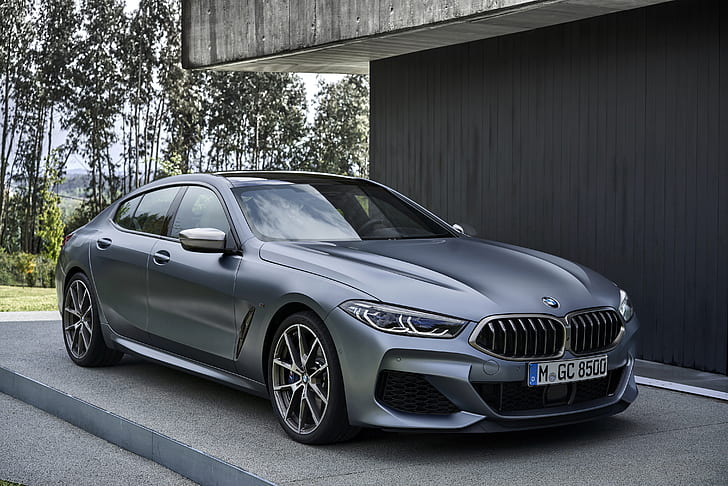 BMW, BMW 8er, Auto, Luxusauto, Silberauto, Fahrzeug, HD-Hintergrundbild