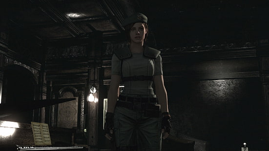 Resident Evil ، Resident Evil HD Remaster ، جيل فالنتين ، كابكوم، خلفية HD HD wallpaper