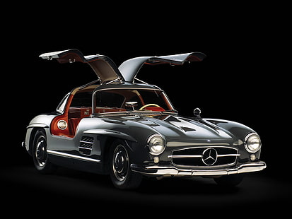 1954, 300, 300 sl, benz, flügeltürer, mercedes, supercar, supercars, tetro, w198, HD-Hintergrundbild HD wallpaper