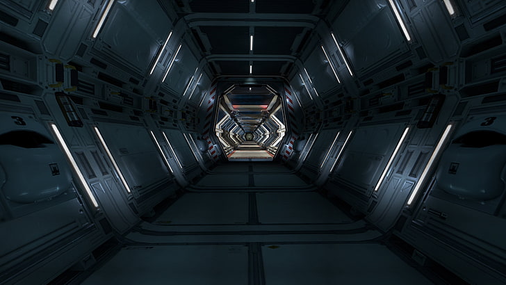 CGI, Raumschiff, futuristisch, Science-Fiction, Render, digitale Kunst, HD-Hintergrundbild