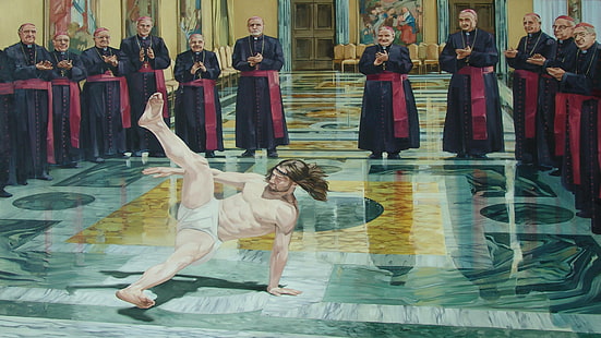 39305, katolicki, taniec, zabawny, jezus, Tapety HD HD wallpaper