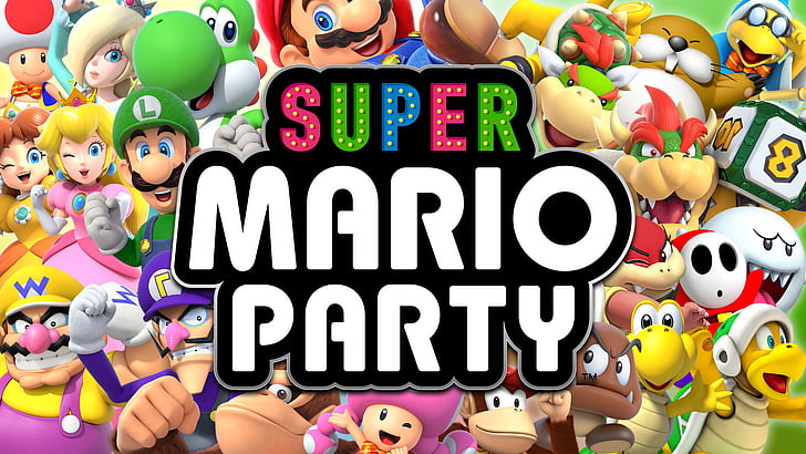 لعبة فيديو ، Super Mario Party ، Boo (Mario) ، Bowser ، Bowser Jr. ، Diddy Kong ، Donkey Kong ، Goomba ، Hammer Bro ، Kamek (Super Mario) ، Koopa Troopa ، Luigi ، Mario ، Monty Mole ، Pom Pom (Super Mario ) ، الأميرة ديزي ، الأميرة الخوخ ، روزالينا (ماريو) ، Shy Guy ، Toad (Mario) ، Toadette (Mario) ، Waluigi ، Wario ، Yoshi، خلفية HD