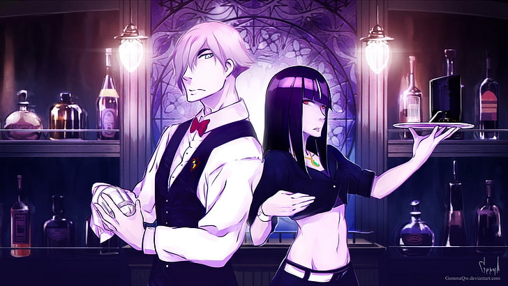 black-haired female anime character, Death Parade, anime, HD wallpaper
