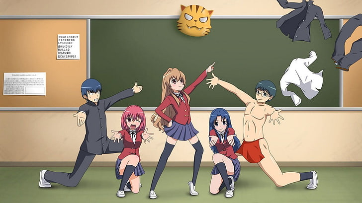 anime screenshot, anime, Toradora!, HD wallpaper
