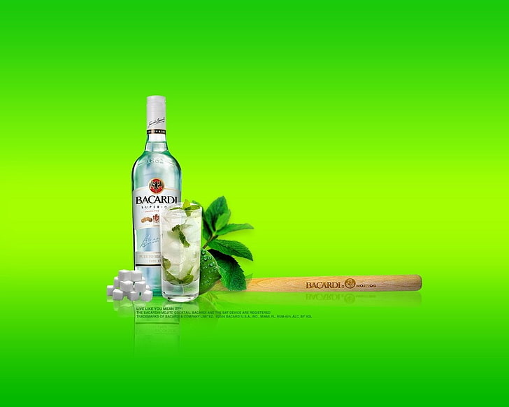 Products, Bacardi, Alcohol, Cocktail, Drink, Liquor, Rum, HD wallpaper