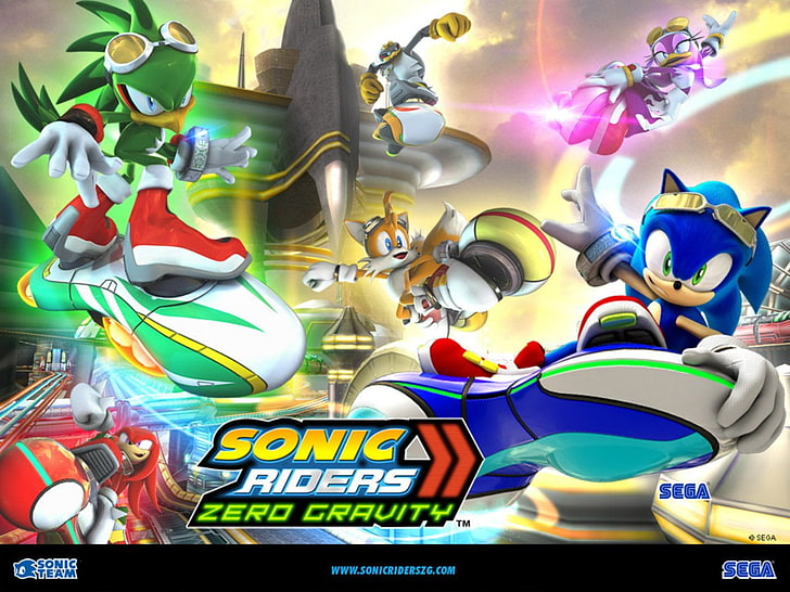 Sonic, Sonic Riders: Gravidade Zero, HD papel de parede