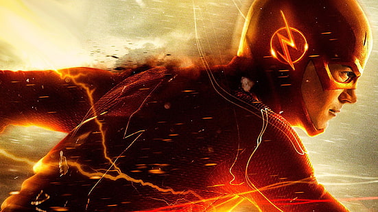 ТВ-шоу, The Flash (2014), Барри Аллен, Flash, Грант Густин, HD обои HD wallpaper