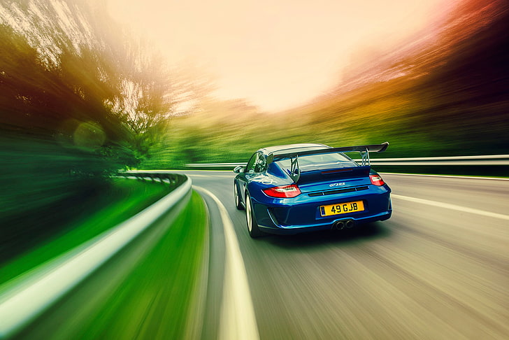 road, speed, Porsche, GT3RS, 997.2, HD wallpaper