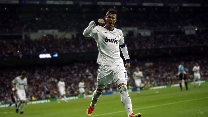 Cristiano Ronaldo, Cristiano Ronaldo, selebriti, pesepakbola, sepak bola, Wallpaper HD