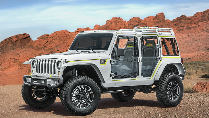 Jeep Safari, Jeep Wrangler, concept, SUV, Sfondo HD