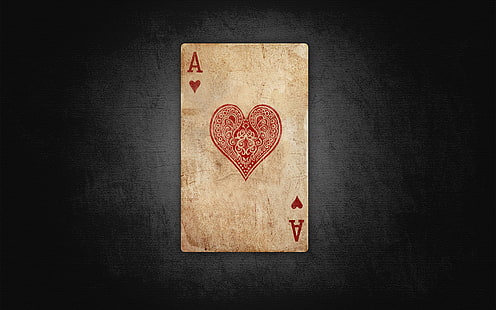 ace, cards, poker, retro, HD wallpaper HD wallpaper