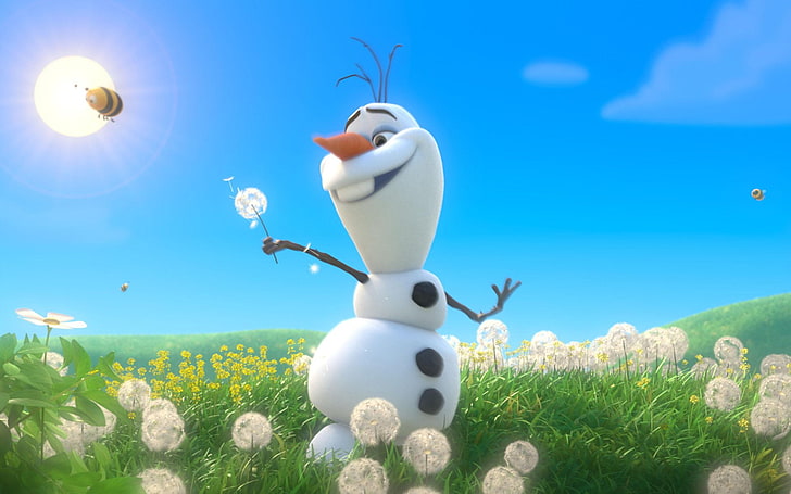 Movie, Frozen, Frozen (Movie), Olaf (Frozen), HD wallpaper