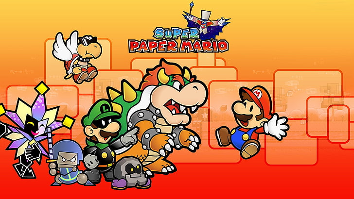 superpapper mario, HD tapet