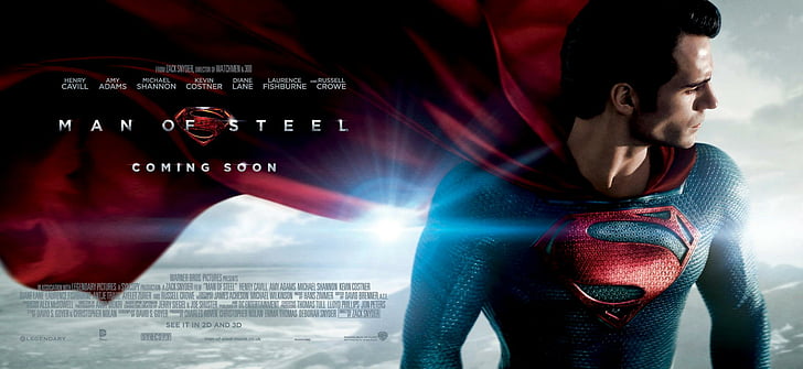 man, poster, posters, steel, superhero, superman, HD wallpaper