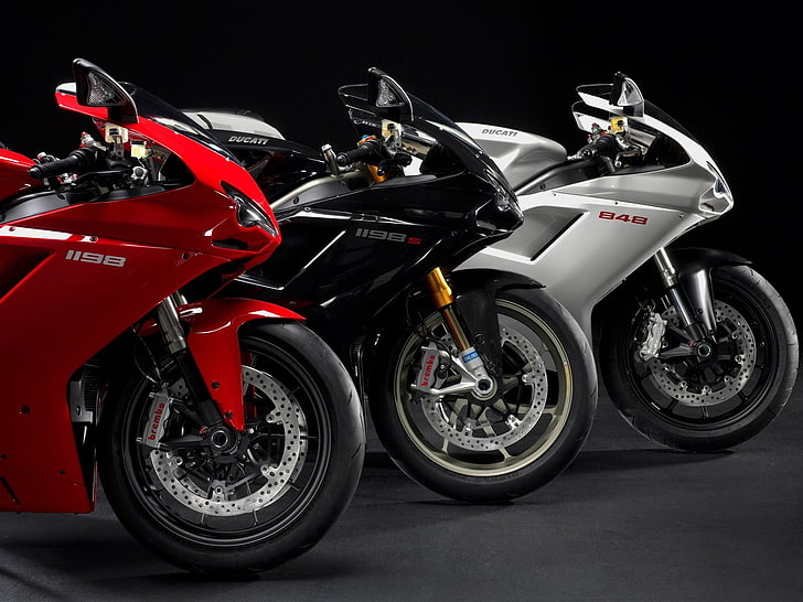 motocicleta, Ducati, Ducati 1198, Ducati 848, HD papel de parede