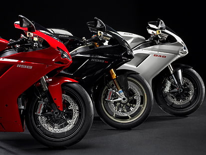 motocicleta, Ducati, Ducati 1198, Ducati 848, Fondo de pantalla HD HD wallpaper