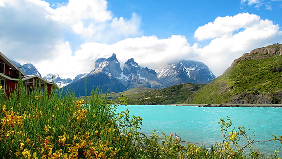 كويرنوس (قرون) ديل باين ، منتزه توريس ديل باين الوطني ، تشيلي باتاغونيا، خلفية HD HD wallpaper