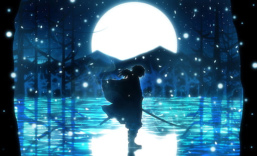 Anime, Dämonentöter: Kimetsu no Yaiba, Giyuu Tomioka, HD-Hintergrundbild HD wallpaper
