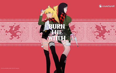 Brûlez la sorcière, anime, anime girls, Fond d'écran HD HD wallpaper