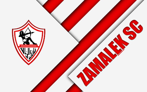Futbol, ​​Zamalek SC, Amblem, Logo, HD masaüstü duvar kağıdı HD wallpaper