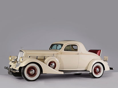 1935, стрела, купе, люкс, модель 845, пирс, ретро, HD обои HD wallpaper