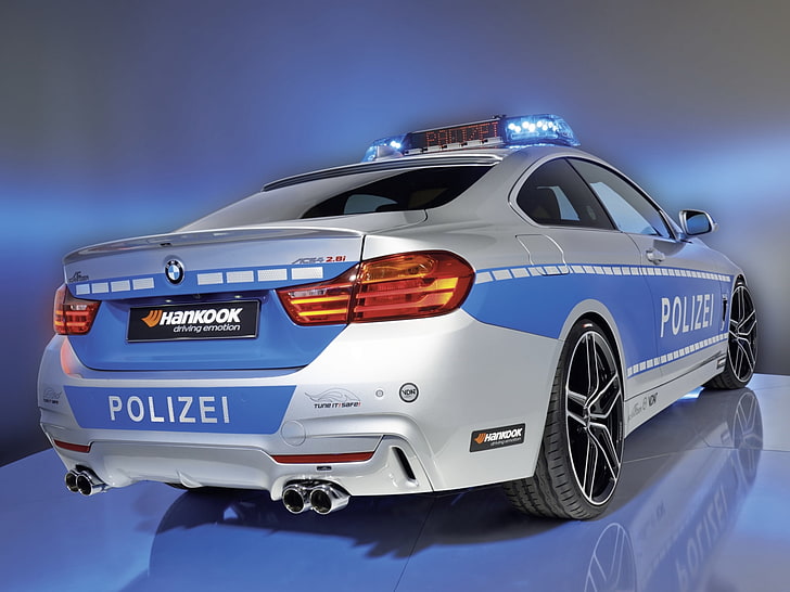 2013, ac schnitzer, acs4, bmw, concetto, coupé, emergenza, f32, polizia, polizei, tuning, Sfondo HD
