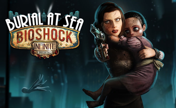 바다에 BioShock 무한 매장-에피소드 2, 바다에 매장 Bioshock 무한 벽지, 게임, BioShock, 비디오 게임, 무한, 2014, 에피소드 2, 바다에 매장, HD 배경 화면
